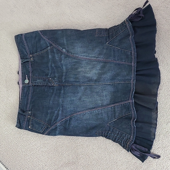Armani Exchange Denim Skirt NWOT! - Picture 1 of 3